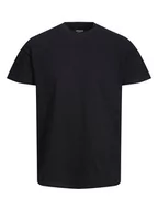 Koszulki męskie - Jack & Jones Koszulka "Relaxed" w kolorze czarnym - miniaturka - grafika 1