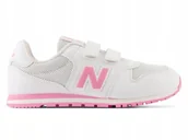 Buty dla dziewczynek - BUTY dziecięce NEW BALANCE 500 PV500QP1 rzepy 33 - miniaturka - grafika 1