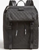 Torby na laptopy - Guess Guess, Salameda, Polyester, Backpack, Black, Laptop Compartiment, Unisex Unisex - miniaturka - grafika 1