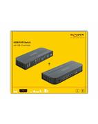 Konwertery sieciowe i transceivery - Delock Switch HDMI KVM 4K 60Hz w USB 3.0 + A 11481 - miniaturka - grafika 1