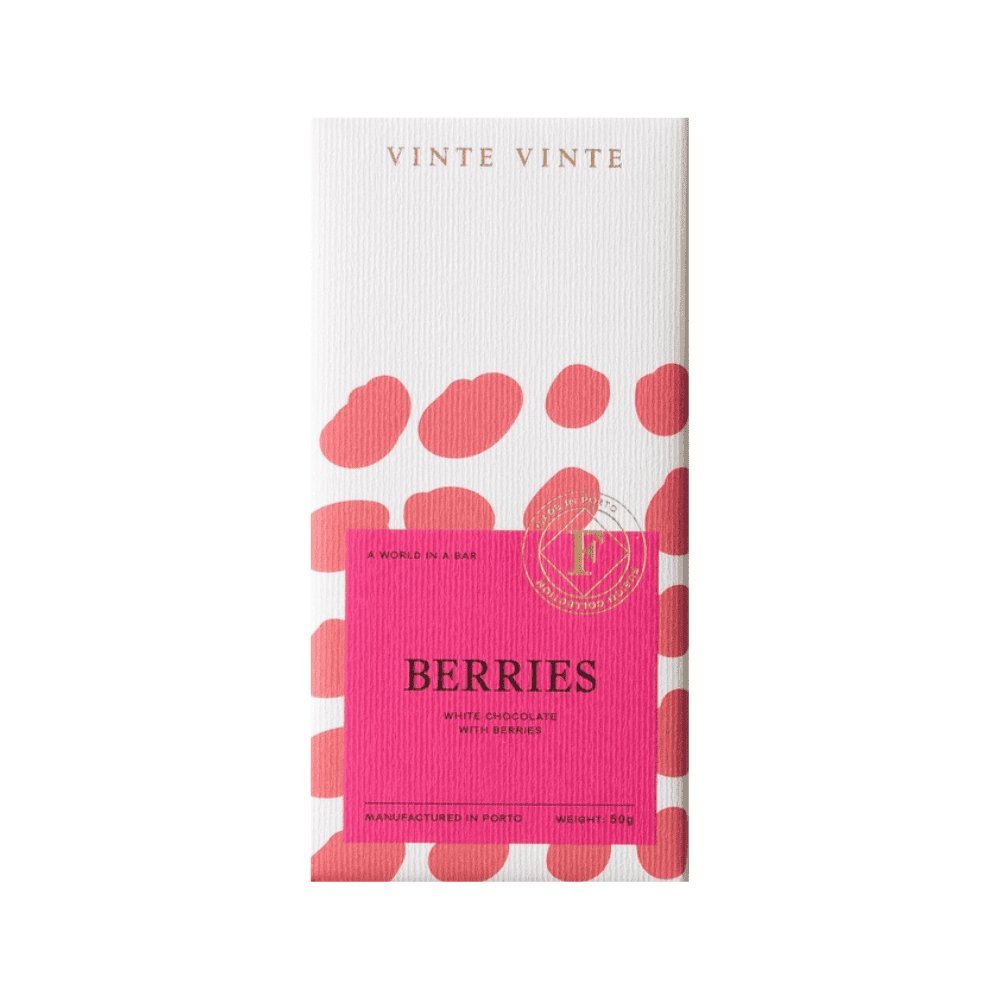 Vinte Vinte czekolada biała z owocami Berries 50g