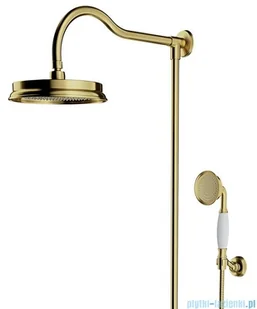 Omnires Armance system prysznicowy natynkowy termostatyczny mosiądz szczotkowany AM5244/6BSB | - Baterie umywalkowe - miniaturka - grafika 3