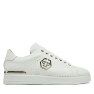 Sneakersy męskie - Sneakersy PHILIPP PLEIN SAES USC0670 PLE010 Biały - miniaturka - grafika 1