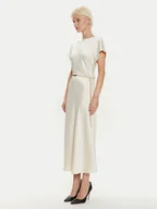 Sukienki - Imperial Sukienka koktajlowa ADQJIBA Écru Regular Fit - miniaturka - grafika 1