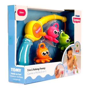 Tomy zabawka do kąpieli Wędka na ośmiorniczki, E73103 - Zabawki do kąpieli - miniaturka - grafika 1