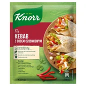 Buliony i przyprawy w kostkach - Knorr Kebab z sosem czosnkowym - miniaturka - grafika 1
