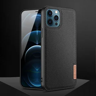 Dux Ducis Fino etui pokrowiec pokryty nylonowym materiałem iPhone 12 Pro Max czarny - Etui i futerały do telefonów - miniaturka - grafika 11