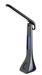 Lampka biurkowa z wyświetlaczem czarna wbudowany LED 7W Amato 74041 Rabalux - Lampy stojące - miniaturka - grafika 1