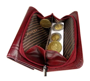 Portfel Damski ROVICKY (PL) Skóra Licowa Suwak Bułeczka 12 x 8 CPR-002 - Portfele - miniaturka - grafika 9