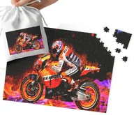Puzzle - PUZZLE TRADYCYJNE - MOTOR MOTOCYKL MEGA WZORY PREZENT 24el + WORECZEK - miniaturka - grafika 1