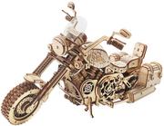Puzzle - Robotime, Drewniane Puzzle 3D - Motocykl Cruiser LK504 - miniaturka - grafika 1