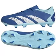 Piłka nożna - Buty piłkarskie adidas Predator Accuracy.3 L Fg M GZ0015 niebieskie - miniaturka - grafika 1