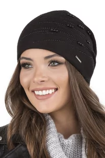 Czapka Vivisence 7012 cczarna - Czapki damskie - miniaturka - grafika 1