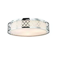 Lampy sufitowe - PLAFON CAVALLI CROMO srebrny metalowy w stylu klasycznym - miniaturka - grafika 1