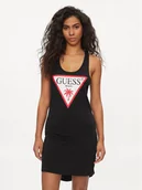 Sukienki - Guess Sukienka letnia E3GP03 JA914 Czarny Regular Fit - miniaturka - grafika 1