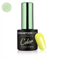 Lakiery hybrydowe - Lakier hybrydowy hipoalergiczny neonowy żółty 7ml – Neon Intense Yellow N12 - miniaturka - grafika 1