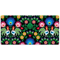 Podkładki na biurko - Duża mata na biurko Sztuka ludowa vintage 120x60 cm - miniaturka - grafika 1