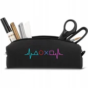 Piórniki - Piórnik Szkolny Czarny Dla Ucznia SQUIDGAME Wzory - miniaturka - grafika 1