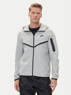 Nike Bluza Windrunner HV0949 Szary Regular Fit - Bluzy męskie - miniaturka - grafika 1