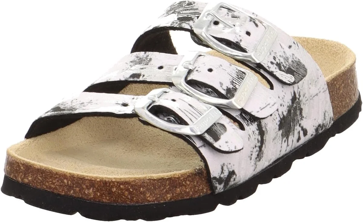 Buty mule dziewczęce białe 27 EU wygodne lekkie kapcie domowe