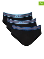 Majtki męskie - Reebok Slipy (3 pary) "Kyal" w kolorze czarnym - miniaturka - grafika 1