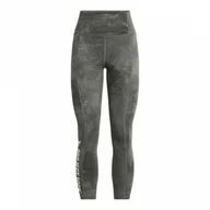 Legginsy - Damskie legginsy treningowe Under Armour Project Rock Ankl Lg Pt - zielone - miniaturka - grafika 1