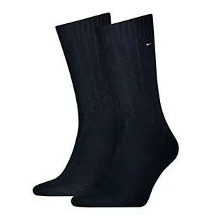 Tommy Hilfiger Skarpety męskie (2 sztuki), Blau (Dark Navy 322), 39-42 EU - Skarpetki męskie - miniaturka - grafika 1