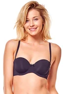 Biustonosze - Bardotka Henderson Raff 23446 czarny - miniaturka - grafika 1