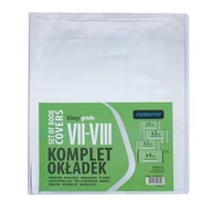 Szkolne artykuły papiernicze - Uniwersalny komplet okładek ASTRAPAP do klas VII-VIII - miniaturka - grafika 1