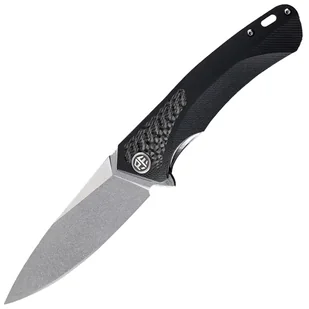 Nóż składany Petrified Fish Pub PF-838 Carbon Fiber - Black/Stonewash - Noże - miniaturka - grafika 1