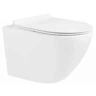 Miski WC - Miska WC Rimless z deską wolnoopadającą slim MEXEN Lena, biała - miniaturka - grafika 1