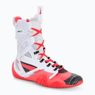 Pozostałe akcesoria do sportów walki - Buty bokserskie Nike Hyperko 2 white/bright crimson/black - miniaturka - grafika 1