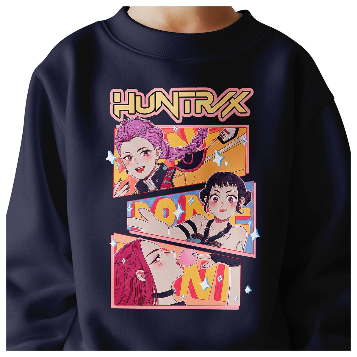 BLUZA DZIECIĘCA KPOP DEMON HUNTERS HUNTRIX 104 BAWEŁNIANA JAKOŚĆ