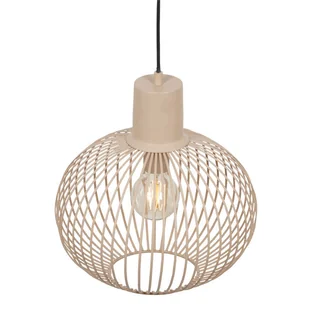 Kuchenna lampa wisząca GILA 365790166 Trio zwis druciak beżowa - Lampy sufitowe - miniaturka - grafika 1