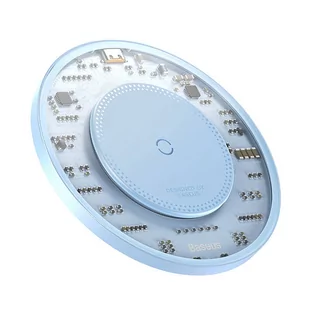 Bezprzewodowa ładowarka indukcyjna Baseus Simple 2, 15W z kablem USB-C do USB-C (niebieska) - Ładowarki do telefonów - miniaturka - grafika 2