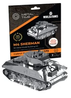 Klocki - Zestaw konstrukcyjny World of Tanks - M4 Sherman (metalowe) - miniaturka - grafika 1