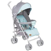Wózki dziecięce - Lionelo Irma Szary/Miętowy - miniaturka - grafika 1