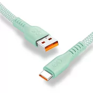 Kable USB - Kabel USBA-USBC eXc IMMORTAL, 2.0m, miętowy - miniaturka - grafika 1