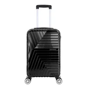 Walizki - Mała walizka podróżna na kółkach 20" -  czarna Semi Line - miniaturka - grafika 1