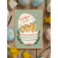 Kartki okolicznościowe i zaproszenia - Karnet Wielkanoc - Wesołych Świąt! - miniaturka - grafika 1