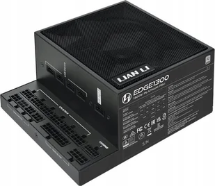 Zasilacz serwerowy Lian Li Lian Li EDGE EG1300 80 PLUS Platinum Netzteil, PCIe 5.1, ATX 3.1 - 1300 Watt, schwarz - Zasilacze do serwerów - miniaturka - grafika 1