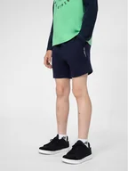 Spodenki damskie - 4F Szorty sportowe 4FJSS23TSHOM049 Granatowy Regular Fit - miniaturka - grafika 1