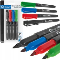 Zakreślacze - Zestaw 4X Marker Budowlany Gruby Mix Kolor - miniaturka - grafika 1