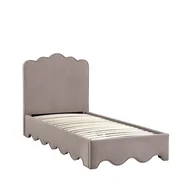 Łóżka dla dzieci i młodzieży - Orso 90 Beżowy Halmar Łóżko Tapicerowane Halmar - miniaturka - grafika 1