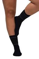 Skarpetki damskie - Ulla Popken Damskie pończochy, skarpety w kropki, niebieski (nachtblau), 39-42 EU - miniaturka - grafika 1