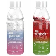 Syropy i koncentraty owocowe - Pushair Suplement Diety Syrop Czerwona Oranżada 450ml + Pushair Suplement Diety Syrop Biała Oranżada 450ml - miniaturka - grafika 1