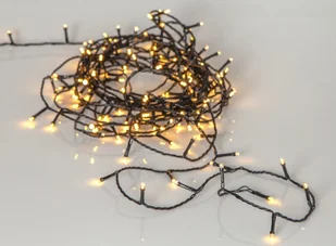 Lampki choinkowe LED 100 diod 7m Sterownik i Timer Białe Ciepłe 1900k FLASHY - Oświetlenie świąteczne - miniaturka - grafika 1