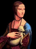 Pasmanteria - Zestaw do haftu Dama z Gronostajem (7107) - miniaturka - grafika 1