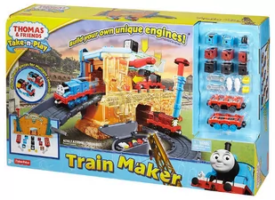 Mattel Tomek i Przyjaciele Take-n-Play Fabryka lokomotywek * - Kolejki i akcesoria - miniaturka - grafika 1