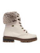 Botki damskie - Remonte Trzewiki CEO-D0B74-80 Écru - miniaturka - grafika 1